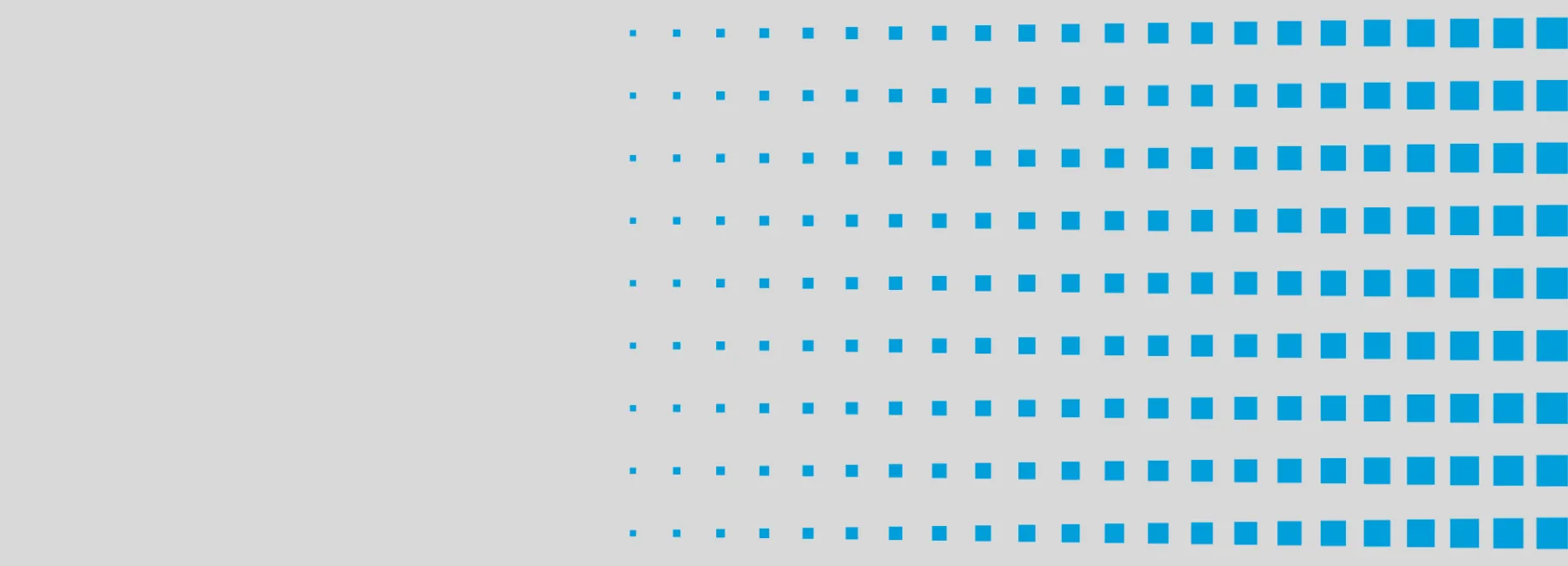 Square dots from right to left