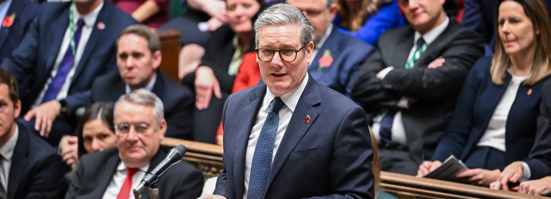 Keir Starmer addressing the House of Commons
