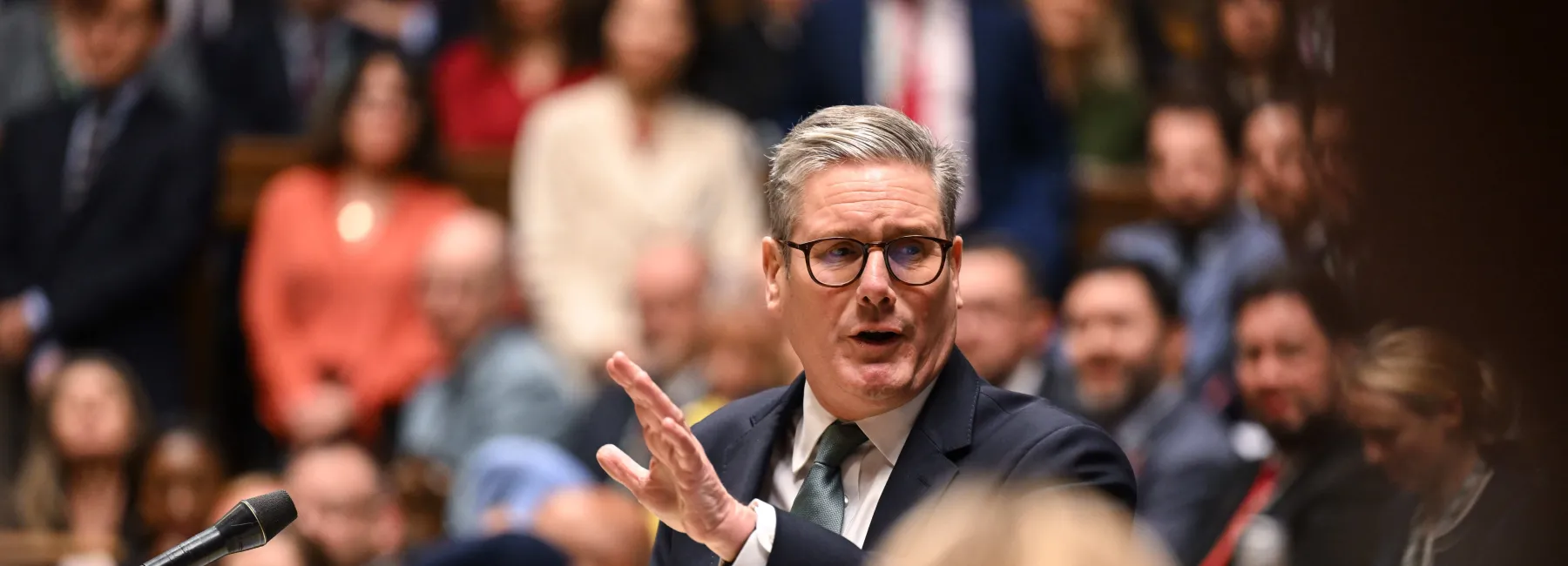 Keir Starmer addressing the House of Commons