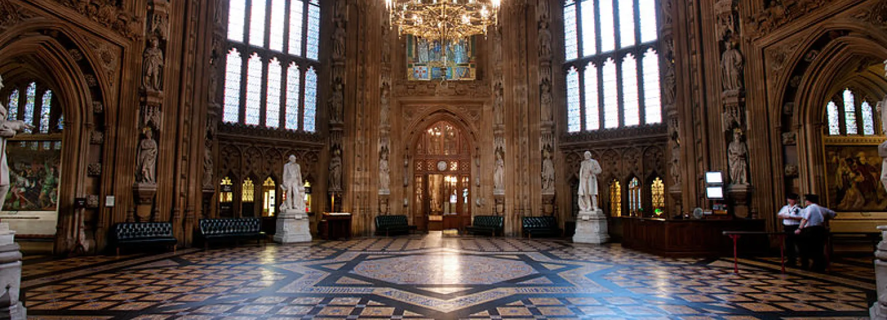 The Lobby in the Houses of Parliament