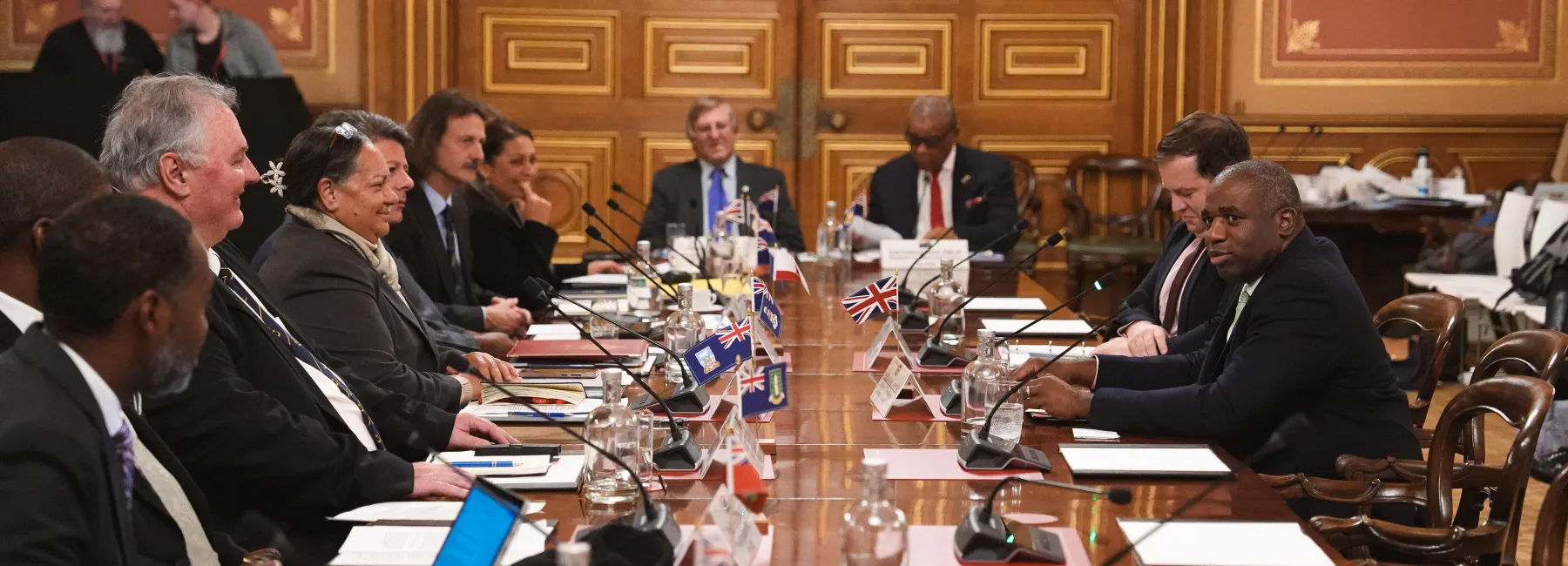 Foreign Secretary David Lammy hosts UK Overseas Territories 21/11/2024