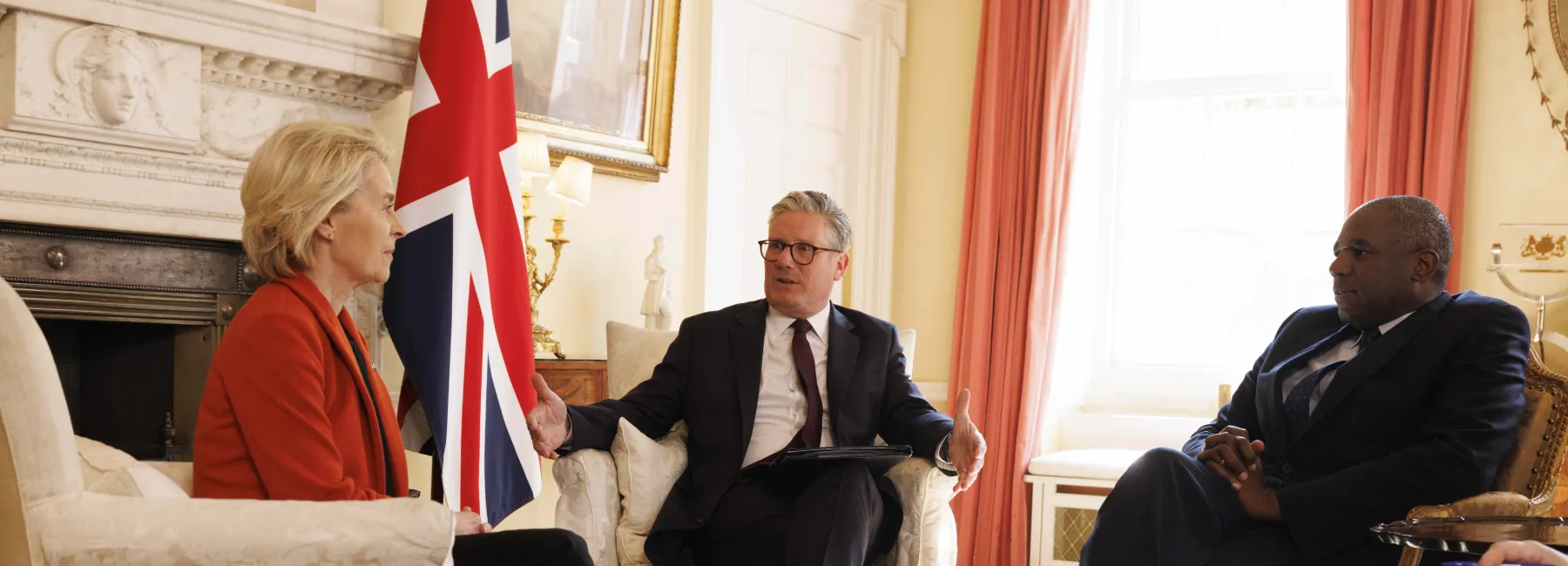 Foreign Secretary David Lammy meets with Prime Minister Keir Starmer and the President of the European Commission Ursula von der Leyen