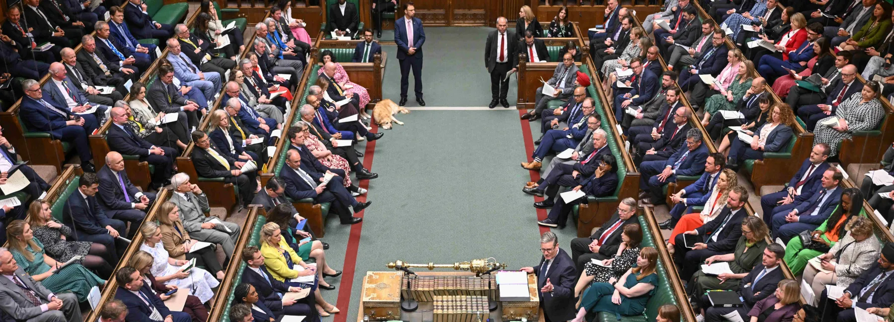 House of Commons Chamber during Prime Ministers Questions 30 April 2025