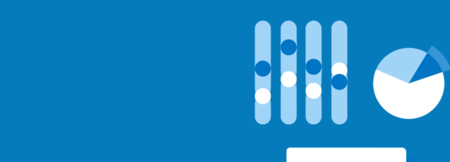 Pie chart and dashboard icons
