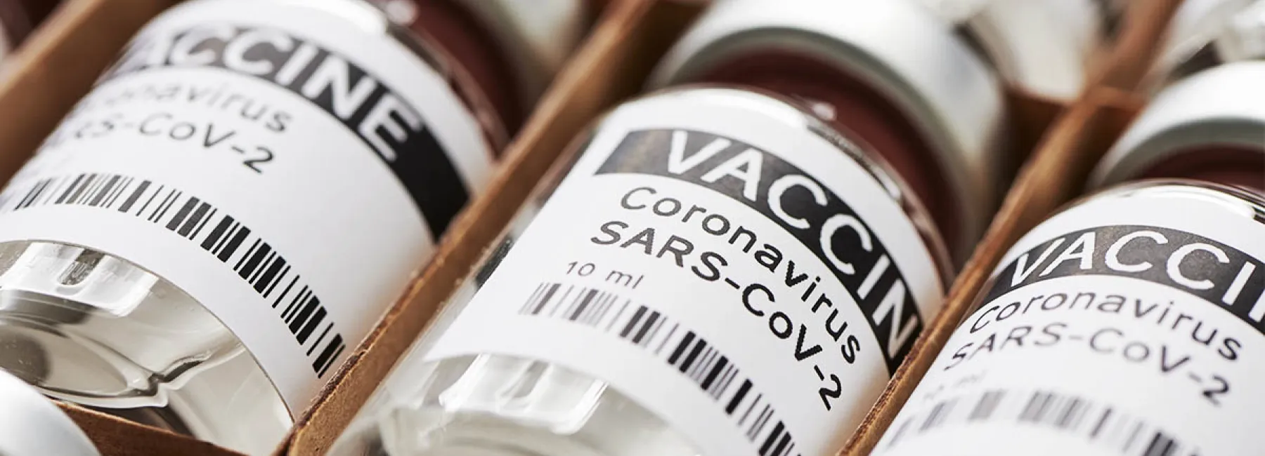 COVID vaccine vials