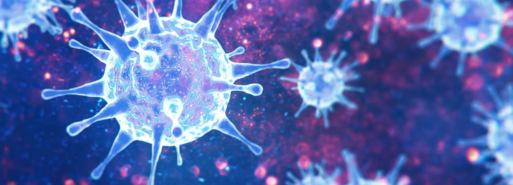 Coronavirus close up