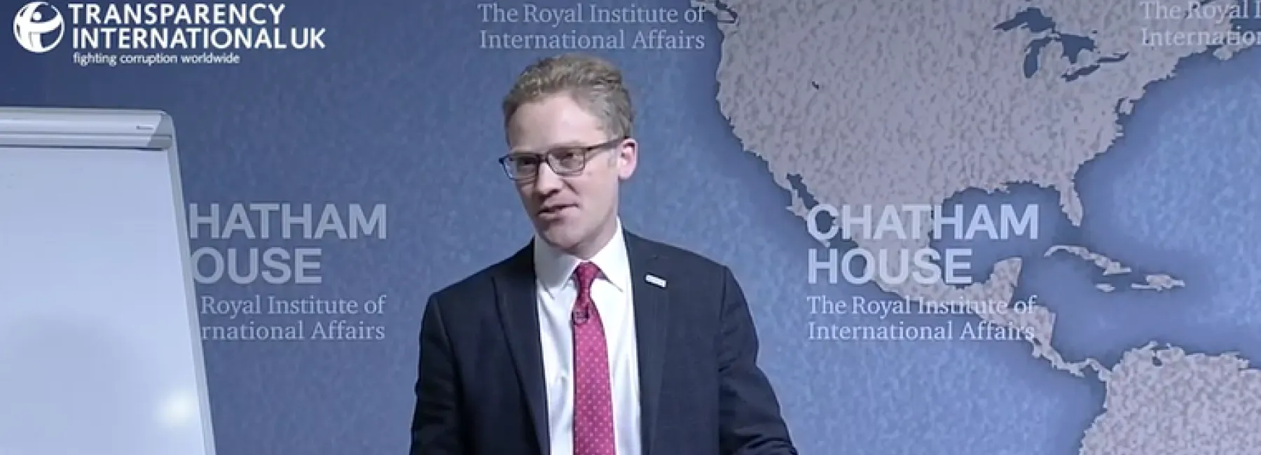 Daniel Bruce speaking