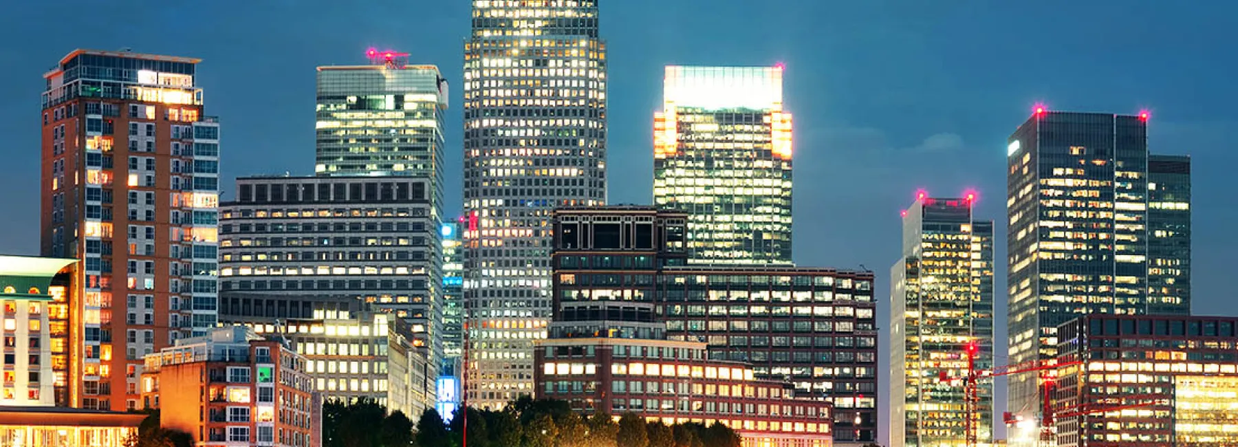 Canary Wharf skyline