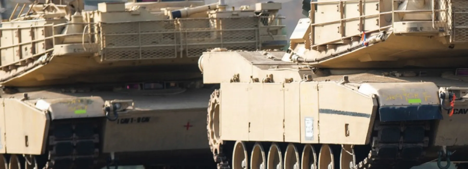 US tanks