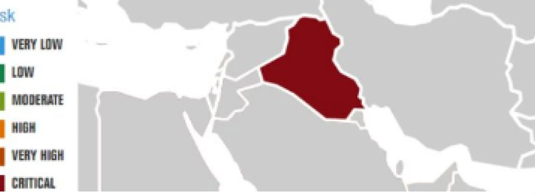 Iraq map from the GDI