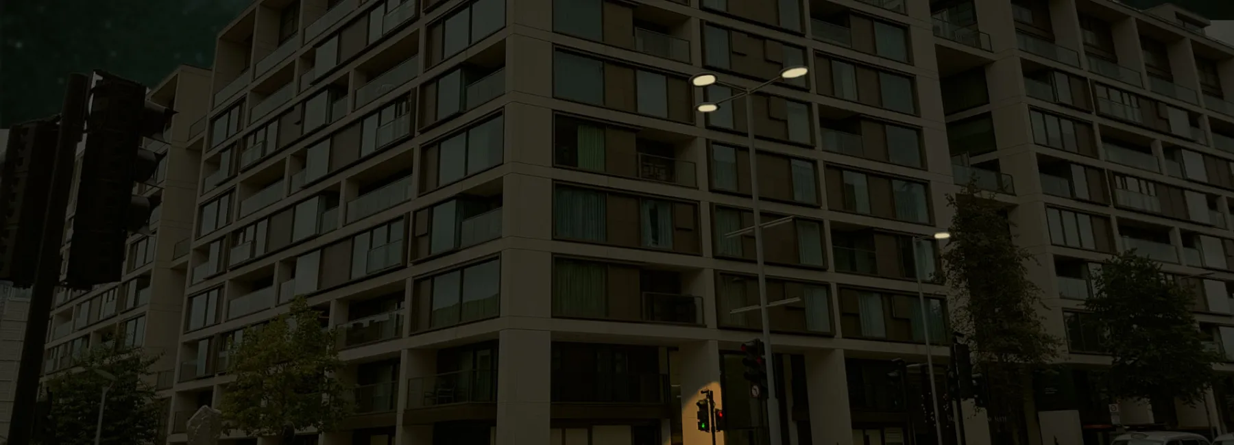 Building at night