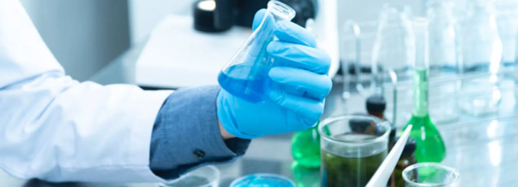 Test tubes in a lab