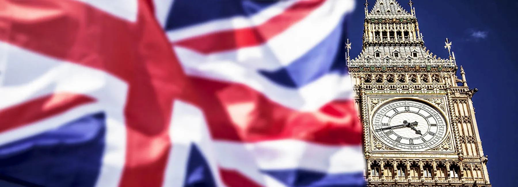 Big Ben and a Union Jack