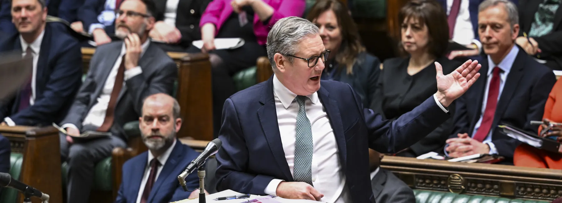 Keir Starmer in the House of Commons