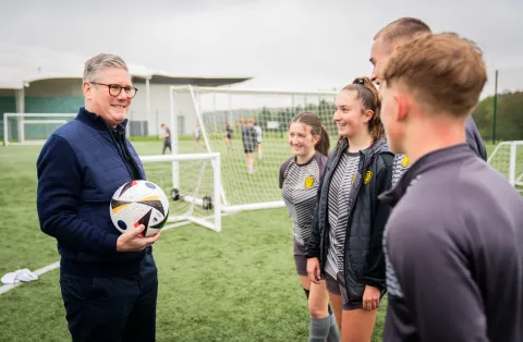 Keir Starmer and Shadow Cabinet visit St George’s Park, Burton-Upon-Trent, United Kingdom - 22 April 2024