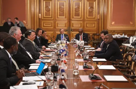 Foreign Secretary David Lammy hosts UK Overseas Territories 21/11/2024
