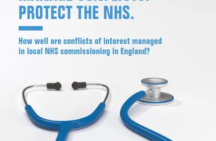 NHS report cover
