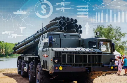 Under the radar report cover featuring tank