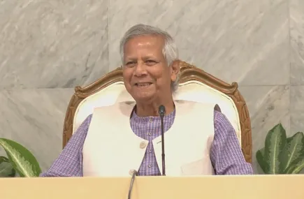 Muhammad Yunus as the Chief Adviser of the interim government of Bangladesh