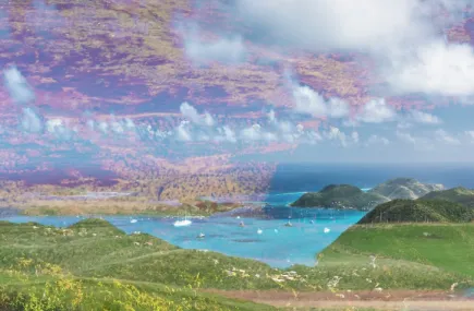 A mix of Scottish countryside and the tropical British Virgin Islands