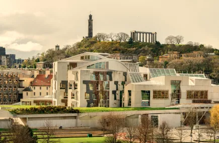 Scotland Parliament building
