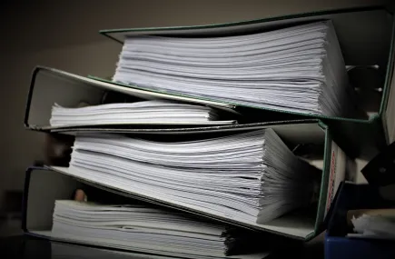 Pile of folders
