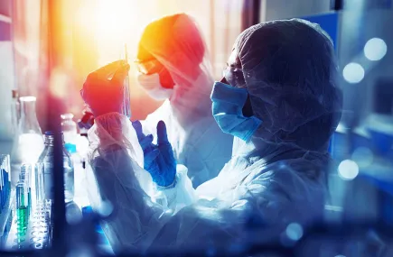 Scientists in a lab
