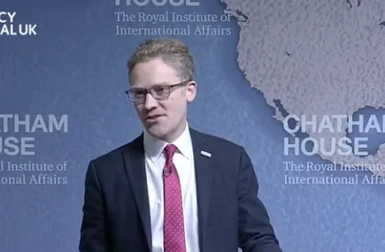 Daniel Bruce speaking