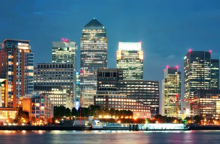 Canary Wharf skyline