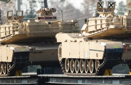US tanks