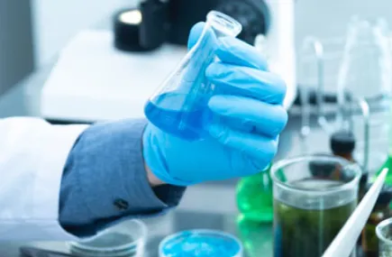 Test tubes in a lab