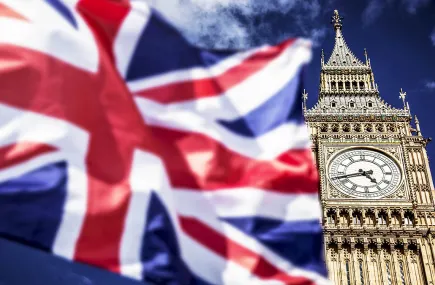 Big Ben and a Union Jack