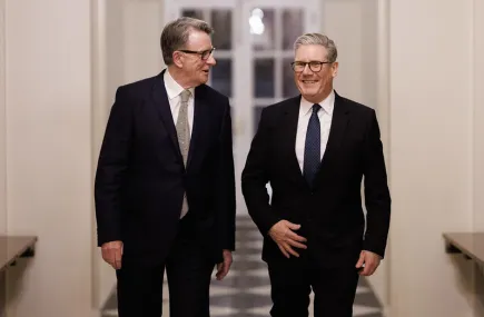 Peter Mandelson and Sir Keir Starmer