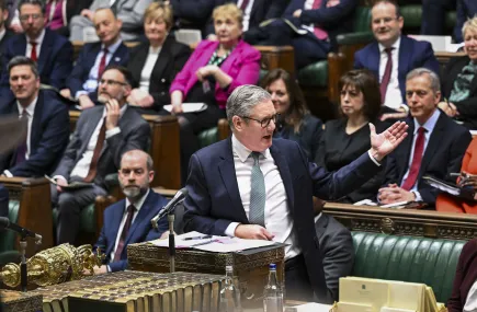 Keir Starmer in the House of Commons