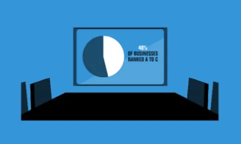Graphic of an office boardroom