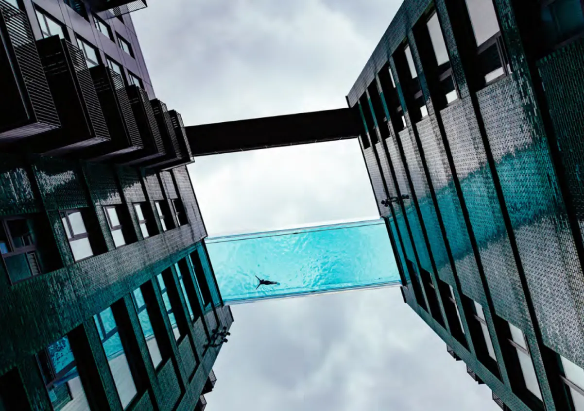 The Sky Pool at Embassy Gardens