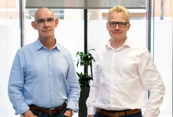 Mike Millward, Trustee Board Chair and Daniel Bruce, Chief Executive